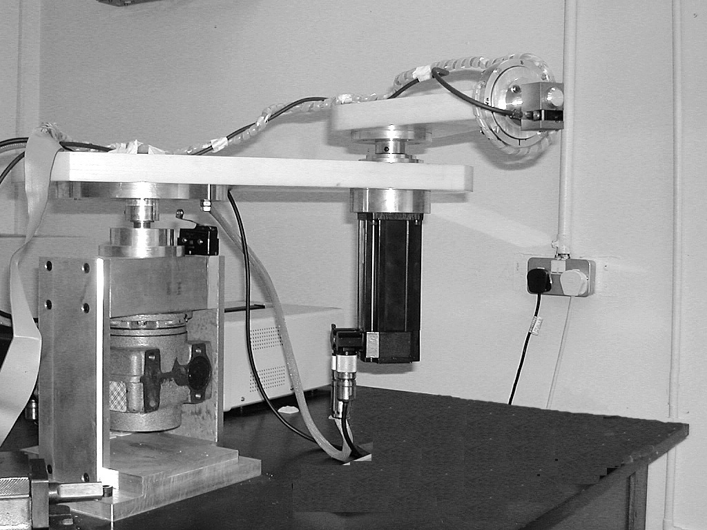Experimental robot arm